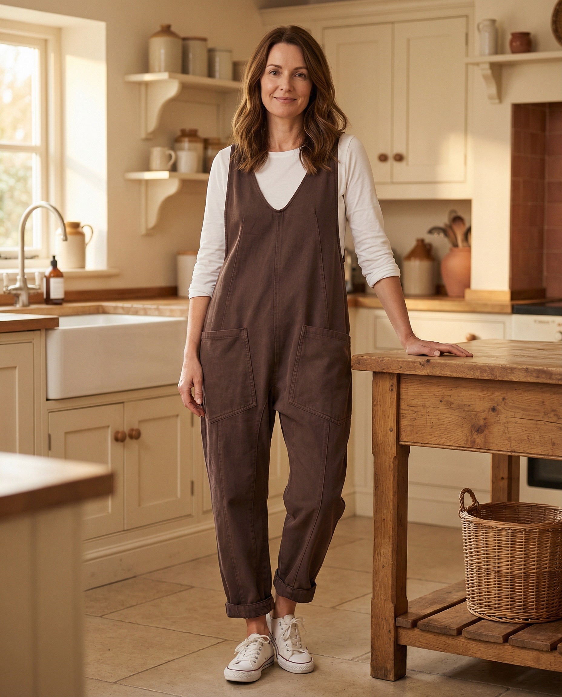 Olly Effortless Denim Jumpsuit