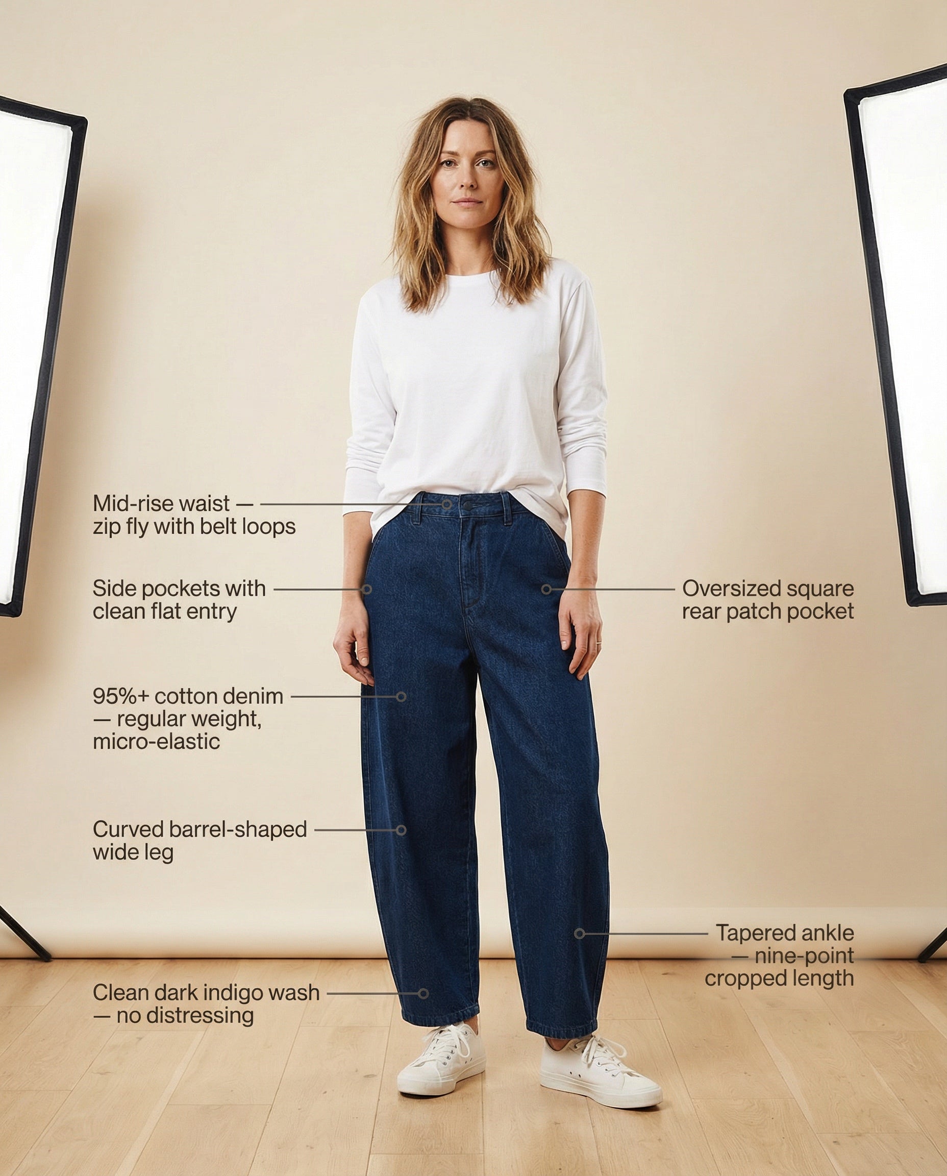Arden Classic Vintage Denim Pants