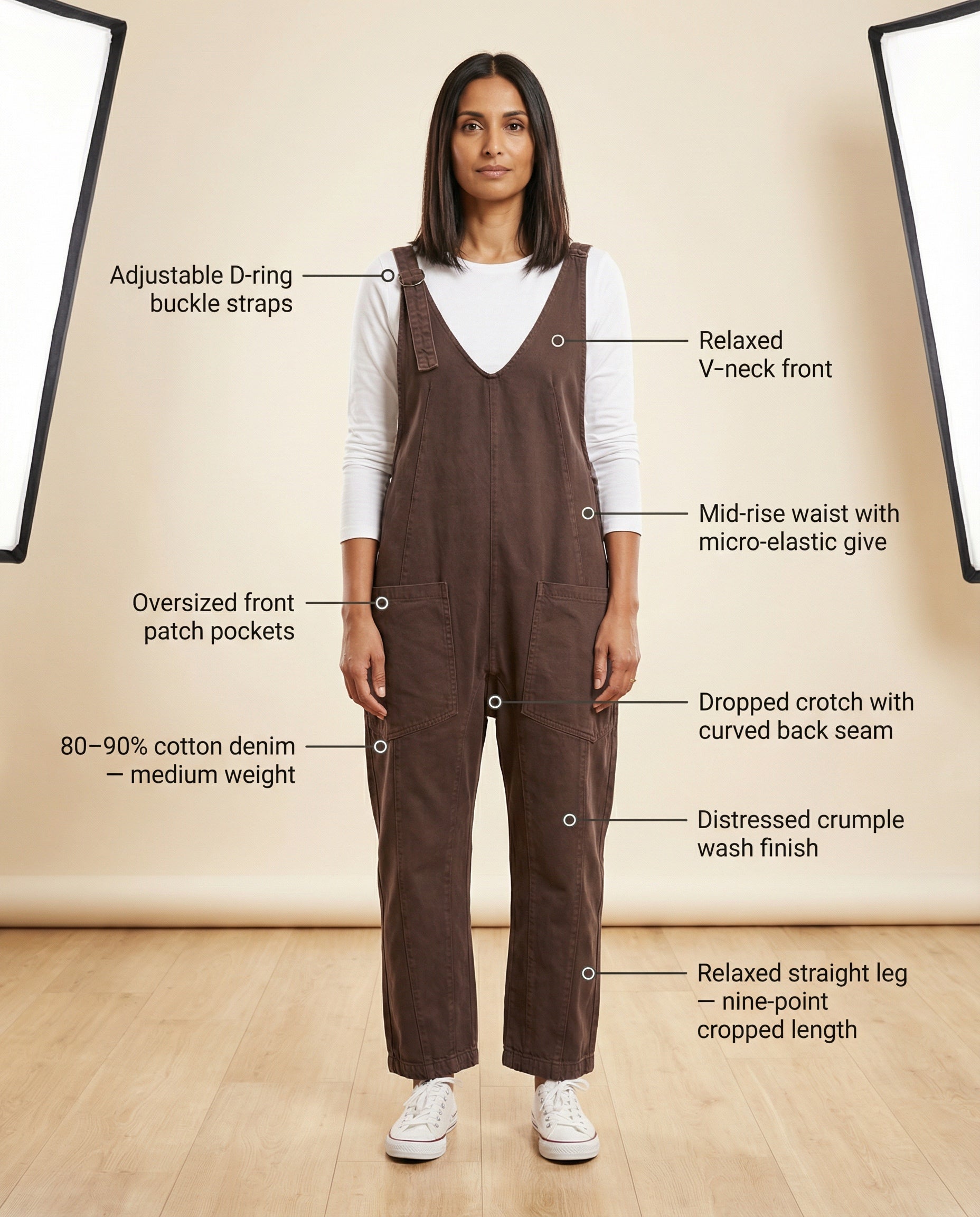 Olly Effortless Denim Jumpsuit