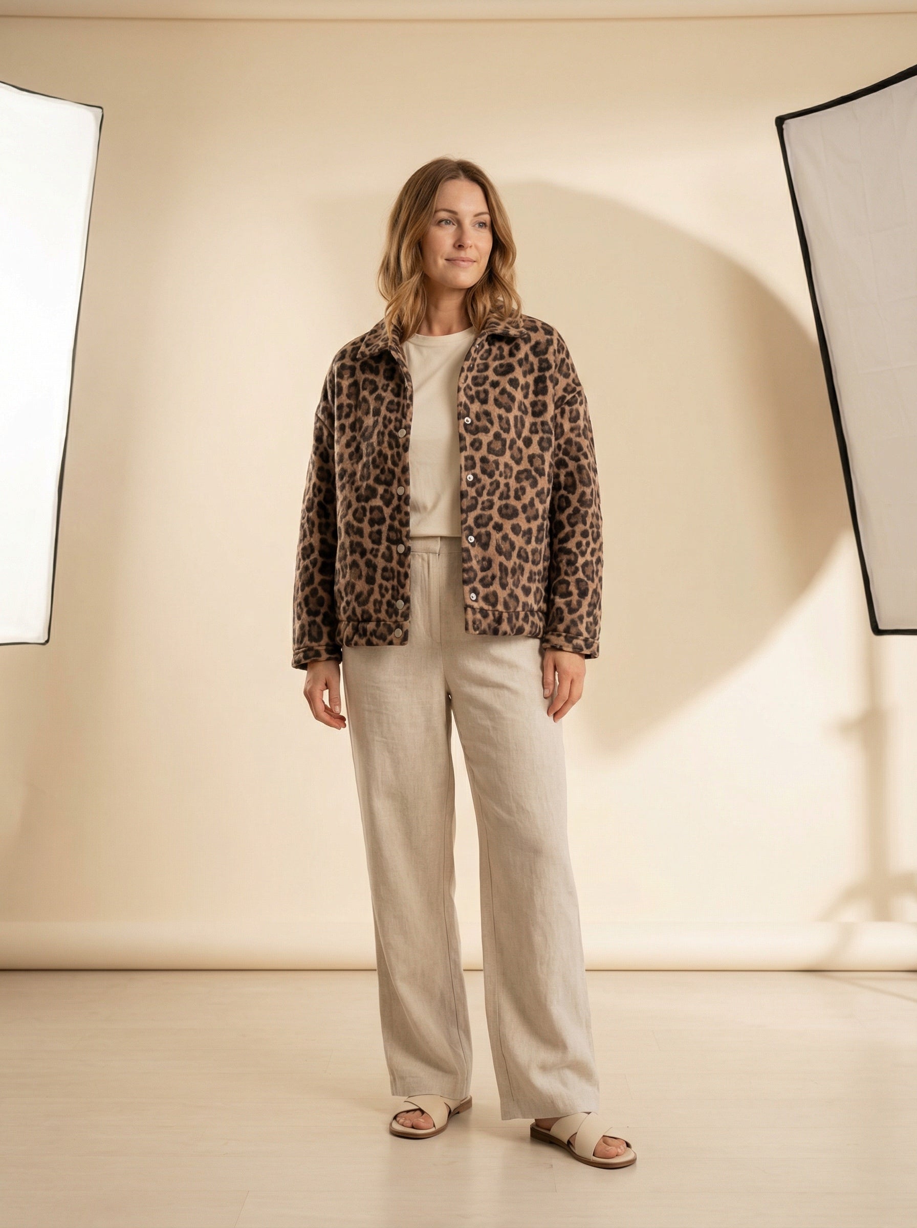 Daniela Leopard Jacket