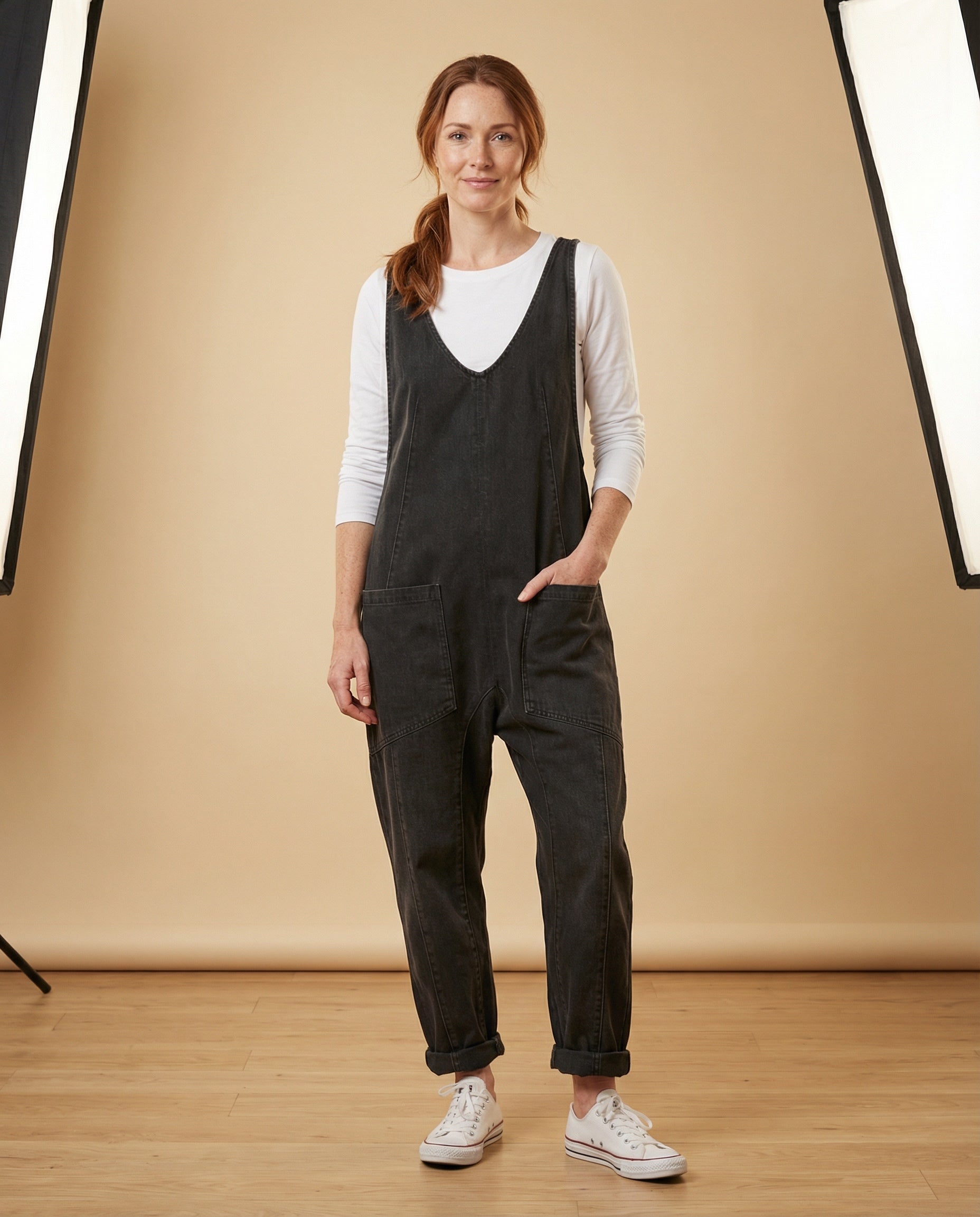 Olly Effortless Denim Jumpsuit